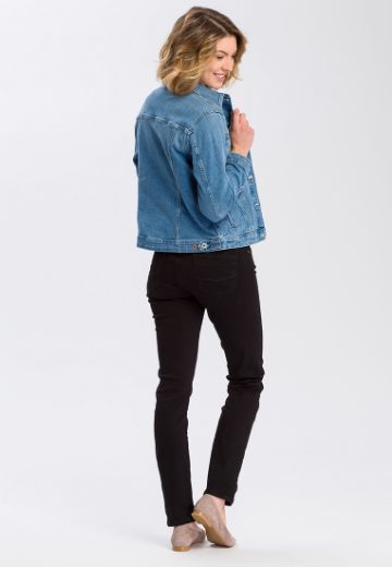 Bild von Tall Cross Jeans Anya Slim Fit L36, black