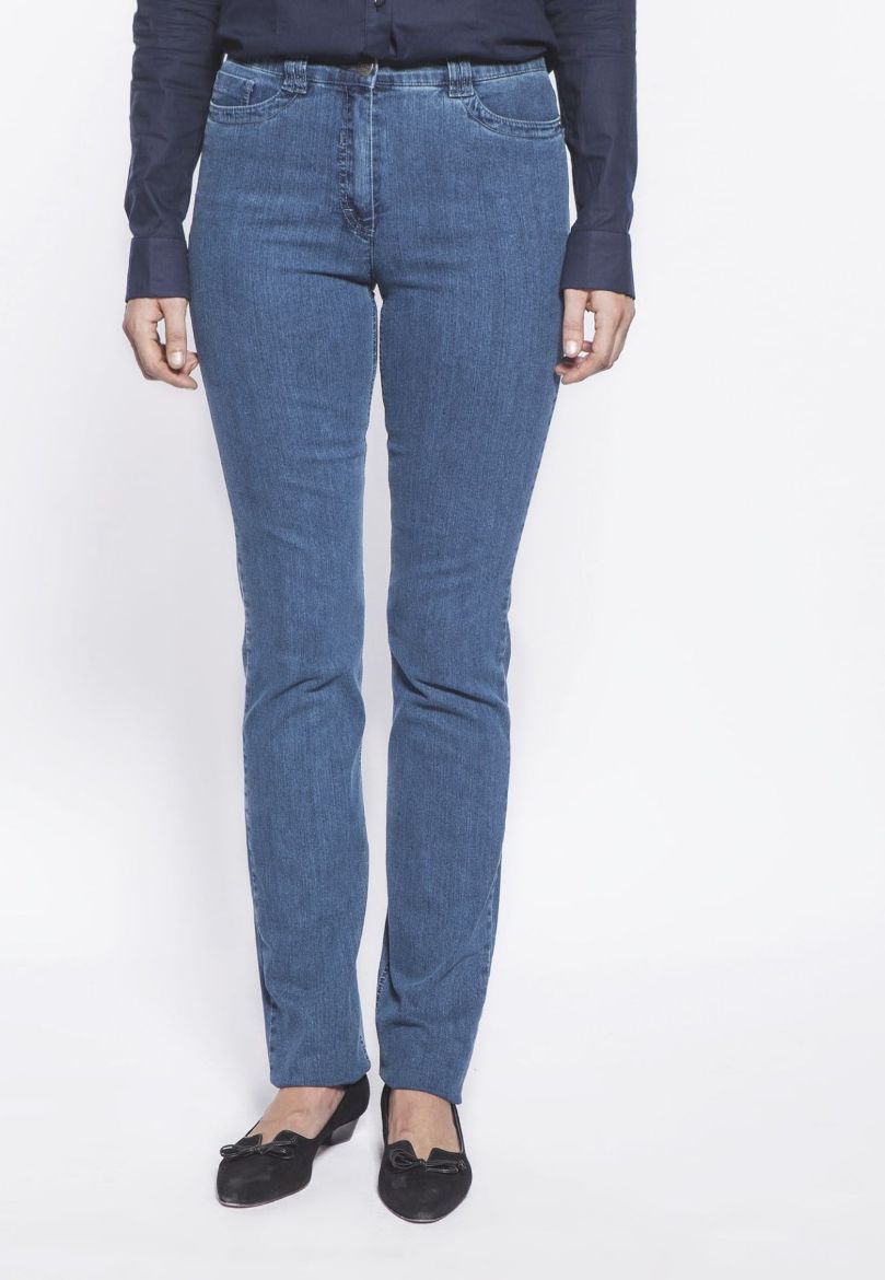 Image de CS-Ricci jeans coupe droite, bleu