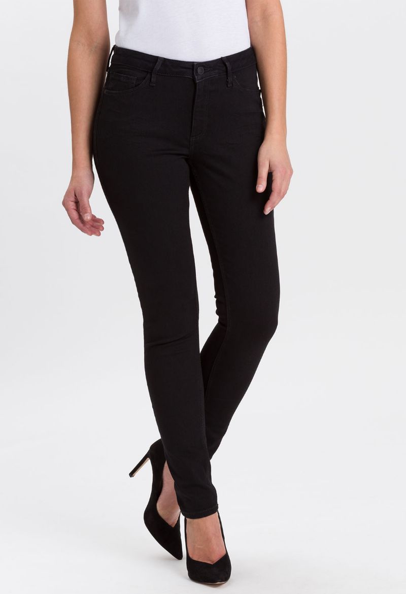 I LOVE TALL - fashion for tall people. Women jeans extra length Alan skinny  fit, black L36 Inches