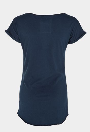 Image de Coton organique T-shirt Anju, bleu foncé