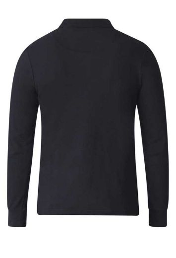 Picture of Polo shirt long sleeve with chambrey placket