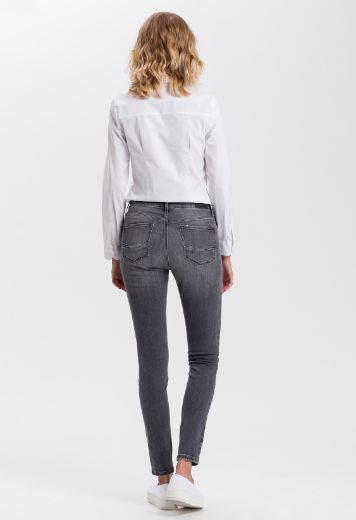 Image de Tall Cross Jeans Alan Skinny Fit L34 & L36 Inch, gris délavé