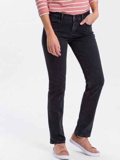 Picture of Cross jeans Rose straight leg L36 inches, dark grey