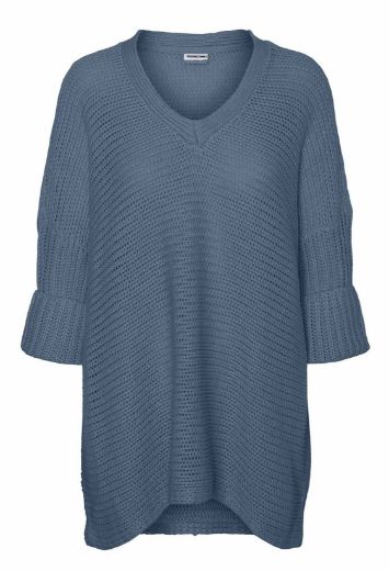 Picture of NM Vero Moda Tall Vera 3/4 sleeve V-neck knit sweater