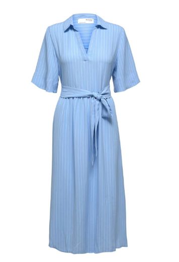 Image de SLF Vero Moda Tall Robe Mi-Longue Rhonda, bleu clair