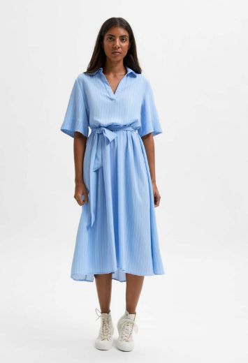 Image de SLF Vero Moda Tall Robe Mi-Longue Rhonda, bleu clair