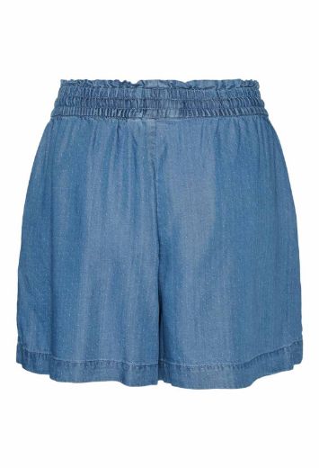 Picture of Vero Moda Tall Liliana Shorts Jeans Tencel, medium blue dots