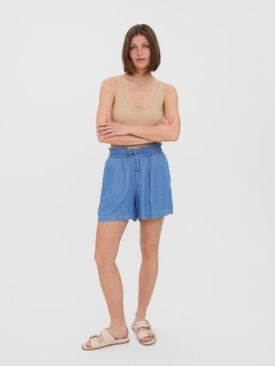 Bild von Vero Moda Tall Liliana Shorts Jeans Tencel, medium blue dots
