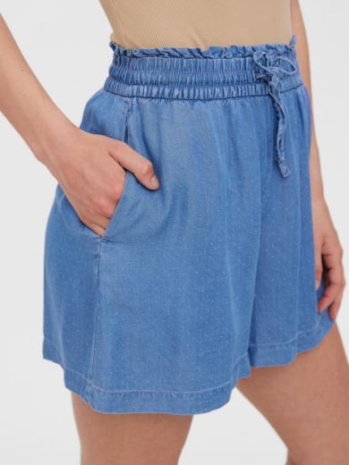 Bild von Vero Moda Tall Liliana Shorts Jeans Tencel, medium blue dots