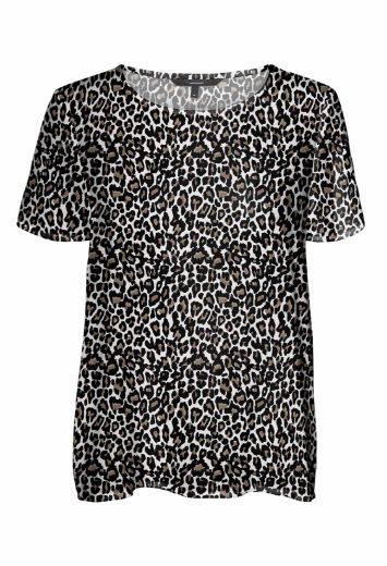 Picture of Vero Moda Tall Easy Short Sleeve Top, black mille fleur