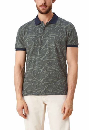 Picture of s.Oliver Tall Polo Shirt with Jacquard Pattern