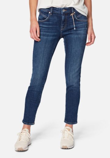 Image de Mavi Jeans Adriana Super Skinny L34 & L36 & L38 Inch, denim brossé foncé