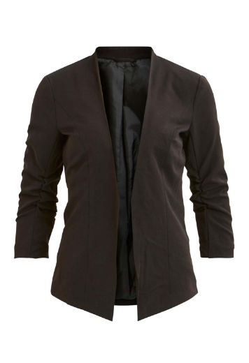 Image de VILA Vero Moda Tall Her Suit Blazer Manches 3/4, noir