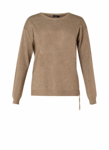 Picture of Fine Knit Pullover with Zip