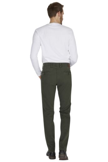 Picture of Garvey Chino Trousers L36 Inch, moss green
