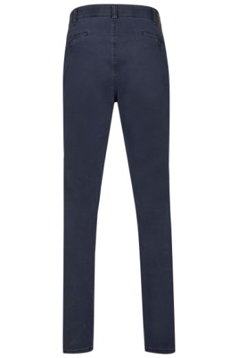 Picture of Garvey Chino Trousers L36 Inch, navy blue