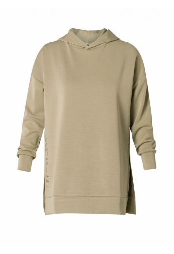 Picture of Hoodie Sweatshirt with Slit