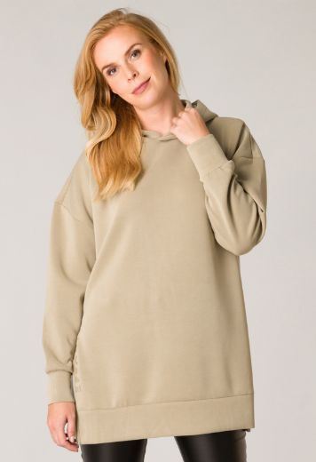 Picture of Hoodie Sweatshirt with Slit