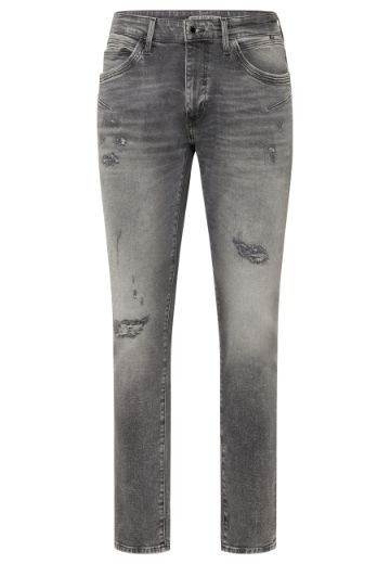 Image de Tall Mavi Jeans James Skinny Fit L36 & L38 pouce, smoke pro move