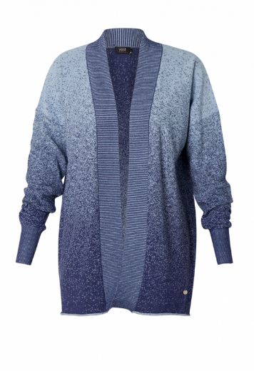 Picture of Open Long Cardigan, blue indigo