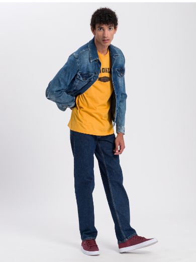 Image de Tall Cross Jeans Antonio Relaxed Fit L36 & L38 Inch, bleu moyen propre