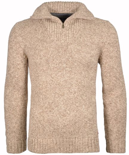 Picture of Tall Troyer Knitted Sweater Tweed