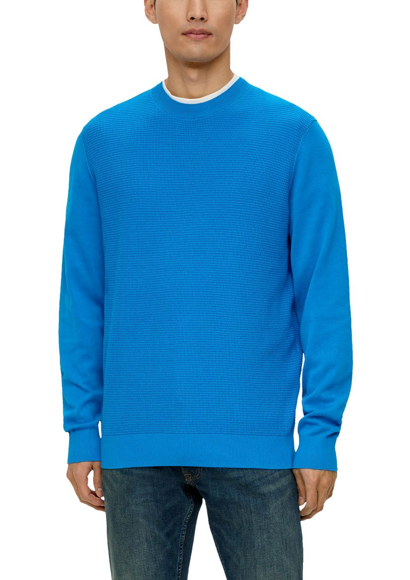 I LOVE TALL - fashion for tall people. Herren Strickpullover aus Effektgarn  in Langgrösse