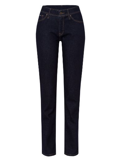 Image de Tall Cross Jeans Anya Slim Fit L36 inch, bleu foncé rincé