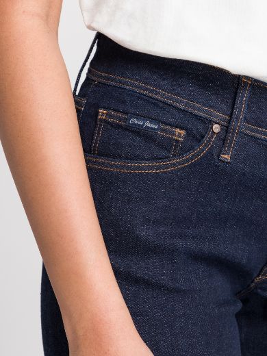 Image de Tall Cross Jeans Anya Slim Fit L36 inch, bleu foncé rincé