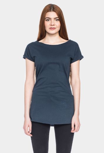 Image de Coton organique T-shirt Anju, bleu foncé
