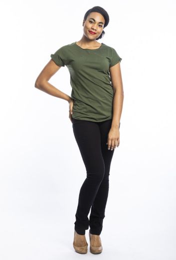Picture of Organic cotton T-shirt Anju, olive