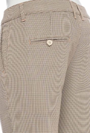 Picture of Dino chino style trousers L38 inches, light brown small checked