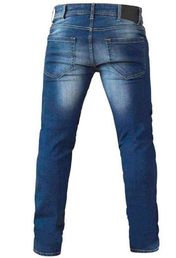 Picture of Jeans Ambrose D555 stretch tapered L38 inches, blue stonewash