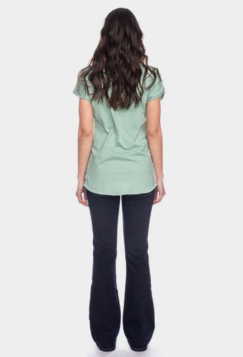 Image de T-shirt en coton biologique Anju, vert menthe