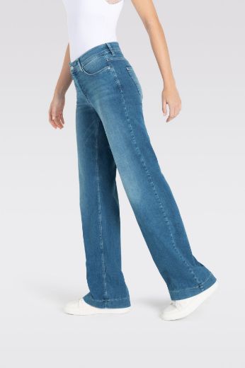 Image de Tall MAC Dream Wide Jeans L36 pouces, bleu moyen