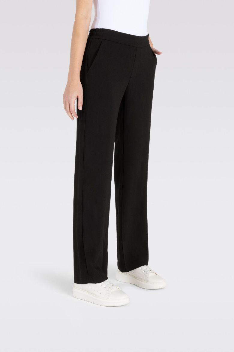 Picture of Tall MAC Chiara Floating Crepe Trousers L36 inch, black